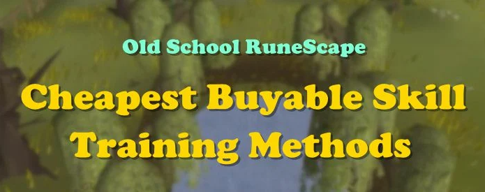 OSRS Cheapest Buyable Skill Training Methods!