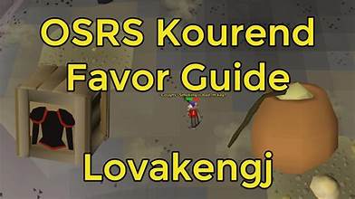 LovaKengj Favour in Old School RuneScape (OSRS): A Comprehensive Guide
